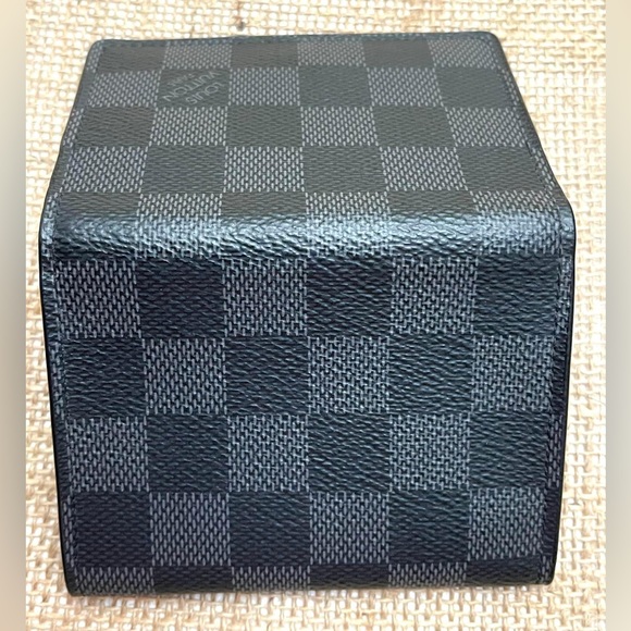 Credit card or Business card holder in Louis Vuitton graphite - Picture 3 of 10